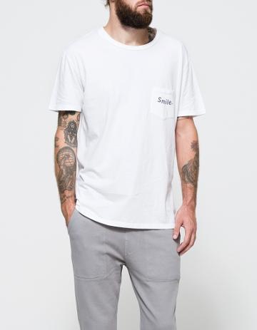 Quality Peoples Smile Pocket T-shirt
