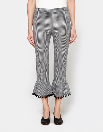 Farrow Pom Pom Pant In Gingham