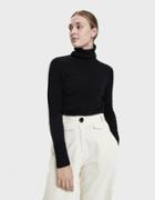 Sori Tina Ribbed Sweater In Black