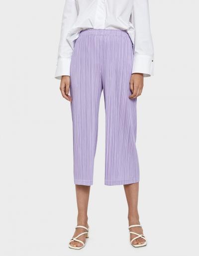 Pleats Please By Issey Miyake Thicker Bottoms In Purple