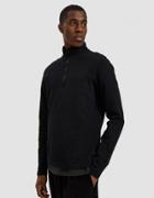 Reigning Champ Terry Half Zip Pullover In Black
