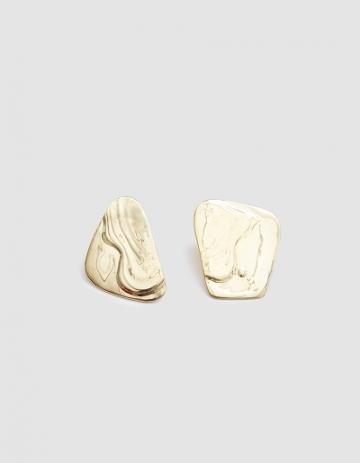 Leigh Miller Brass Splatter Earrings