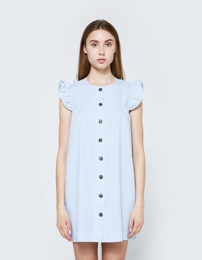 Farrow Charles Dress In Blue