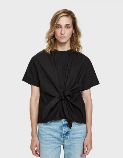 Farrow Belina Tie Blouse In Black