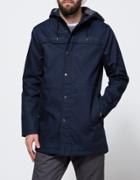 Topman Navy Lightweight Bonded Parka