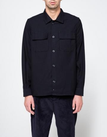 Arpenteur Over-shirt In Navy