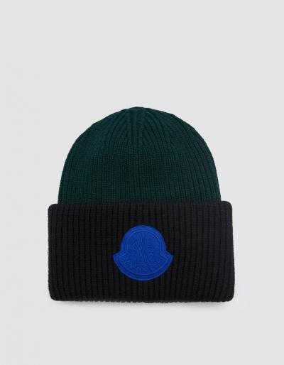 Moncler Genius Knit Beanie In Black