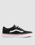 Vault By Vans Rowley Classic Lx Sneaker In Black/white/red