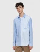 Maison Margiela Button Down Shirt In Blue