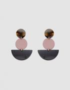 Rachel Comey Neale Earrings In Pink Black
