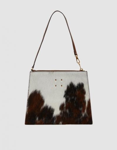 Trademark Ellsworth Calf Hair Zip Pocket Bag