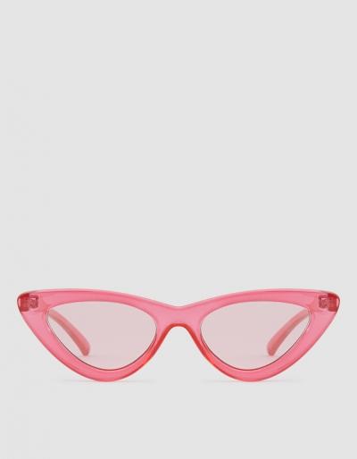 Adam Selman X Le Specs The Last Lolita In Crystal Hot Pink