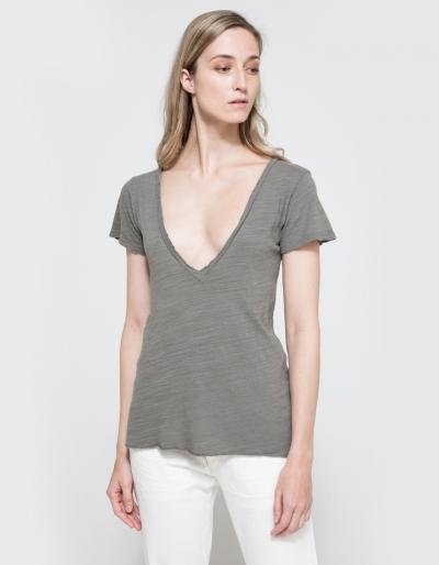 Lna Extreme V Tee In Nickel