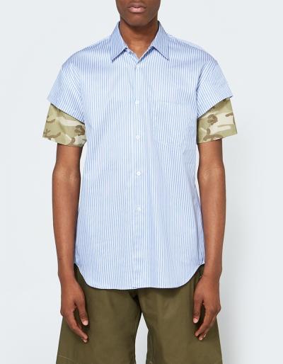 Comme Des Gar Ons Shirt Stripe X Camo