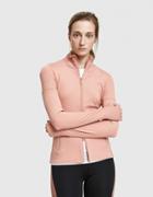 Adidas By Stella Mccartney Performance Essentials Midlayer In Cinnamon