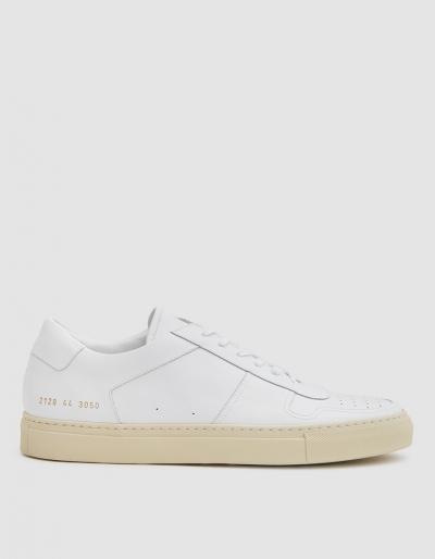 Common Projects Bball Low Sneaker In Retro White