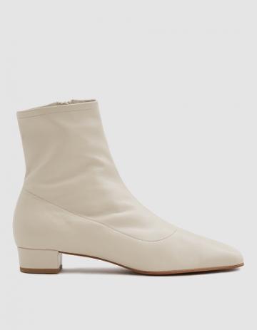 By Far Shoes Este Leather Ankle Boot