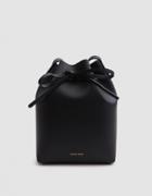 Mansur Gavriel Mini Bucket Bag In Black/ballerina