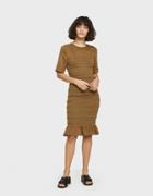 Creatures Of Comfort, Inc. Mayfair Dress In Armadillo