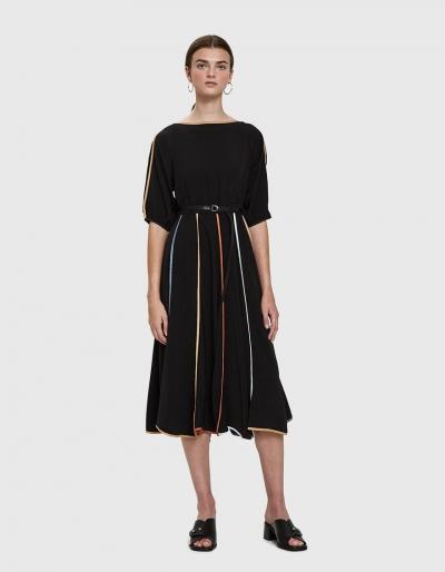 Stelen Giorgia Piped Trim Dress