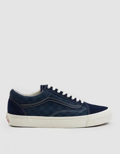Vault By Vans Og Old Skool Lx Sneaker In Checkerboard/majolica Blue