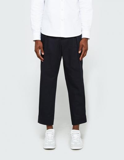 Marni Trouser In Blue Navy