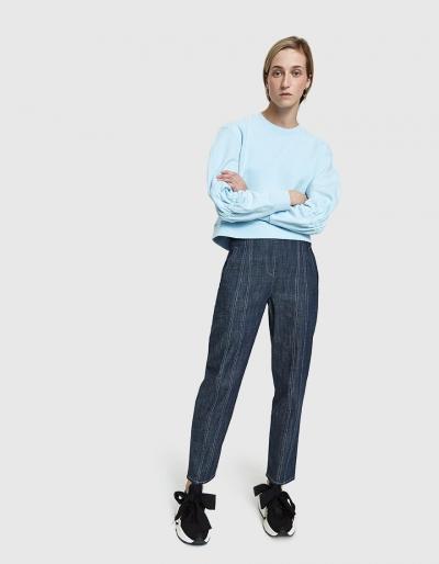 Tibi Raw Denim Easton Jean
