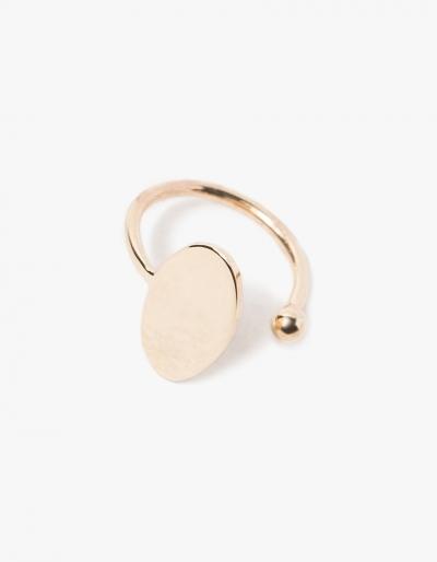 Sarah & Sebastian Oval Earcuff In
