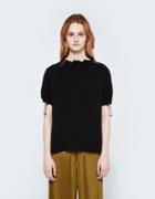 Marni Crew Neck Blouse In Black
