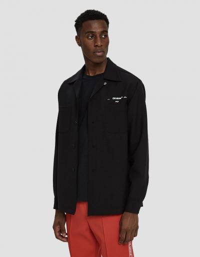 Off-white Long Sleeve Twill