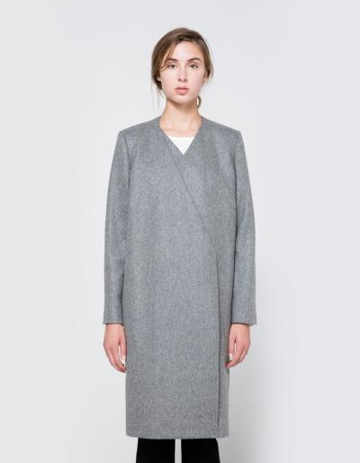 Just Female Eva Coat In Grey