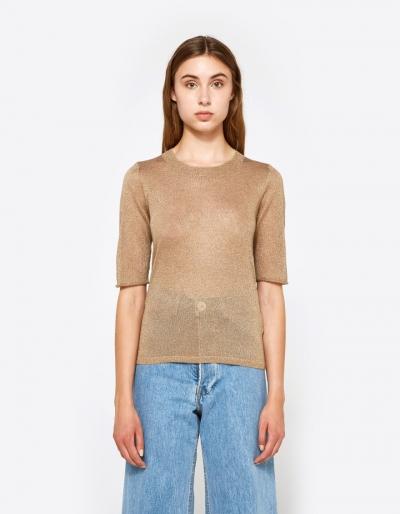Veda Moore Top In Gold