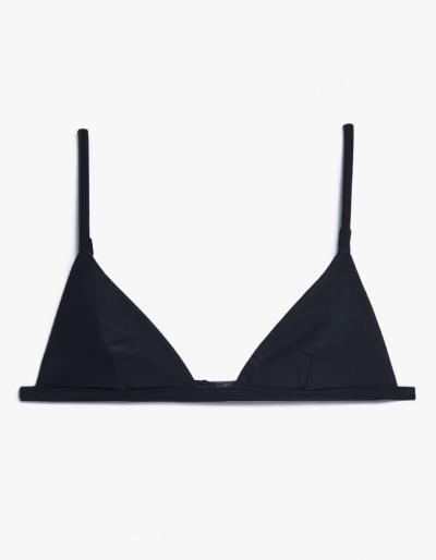 Matteau Swim Petite Triangle Top In Black