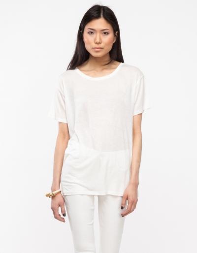 Base Range Loose Tee In Off White