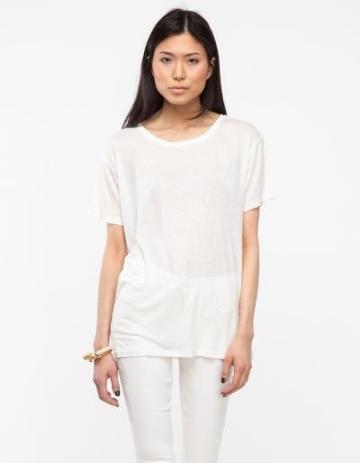 Base Range Loose Tee In Off White