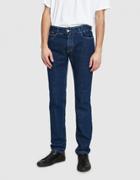 Maison Margiela Stonewash Slim Fit Jeans In Middle Tone Indigo