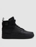 Nike Sf Air Force 1 Mid Shoe In Black/black Black
