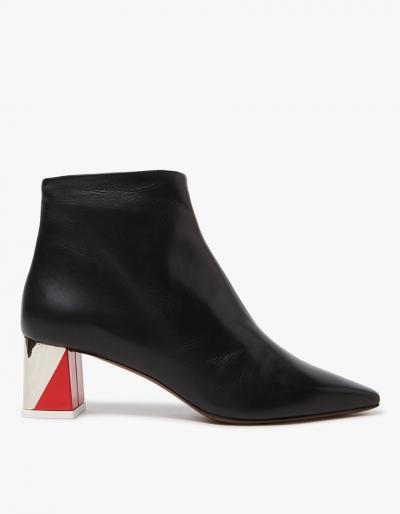 Neous Boot In Black/red/platino