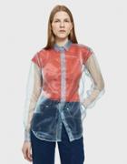 Eckhaus Latta Sheer Button Down In