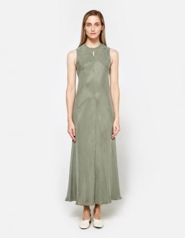 Kaarem Calo Front Seam Sleeveless A-line Dress