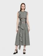 Maison Margiela Over Check Wool Dress
