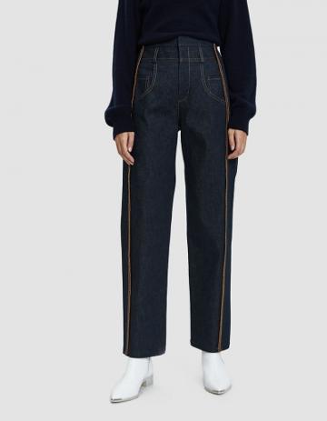 Colovos Stitched Denim Trouser