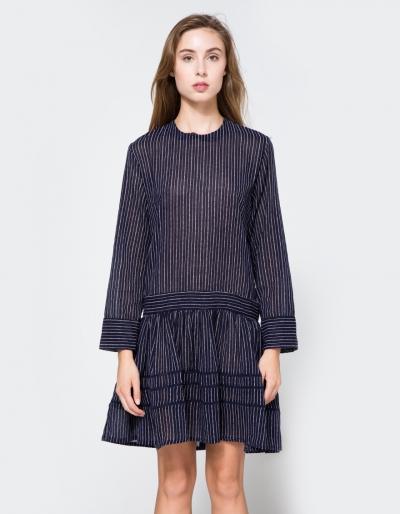 Matin Ravello L/s Gathered Dress