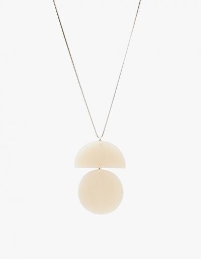 Surface Handmade Large Shapes Pendant In Bone