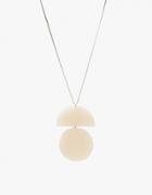 Surface Handmade Large Shapes Pendant In Bone