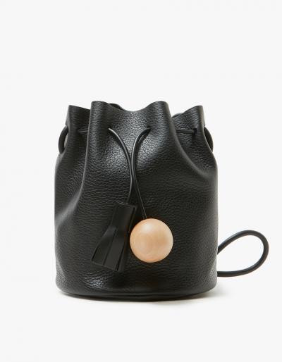 Building Block Mini Bucket Pebbled In Black
