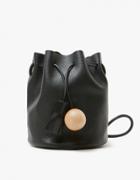 Building Block Mini Bucket Pebbled In Black
