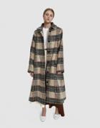 Walk Of Shame Long Checked Coat