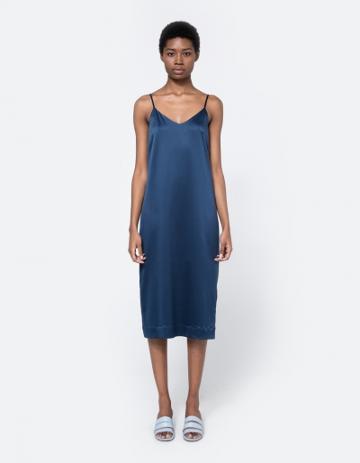 Achro Slip Dress In Navy