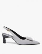 Marni Slingback Shoe In Titanium